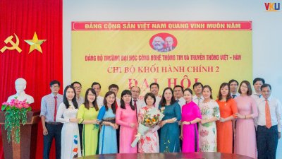 Đại hội các chi bộ trực thuộc Đảng bộ Trường Đại học Công nghệ thông tin và Truyền thông Việt - Hàn