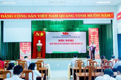 Hội nghị sơ kết công tác xây dựng Đảng 6 tháng đầu năm 2022 của Đảng bộ Trường Đại học Công nghệ Thông tin và Truyền thông Việt – Hàn