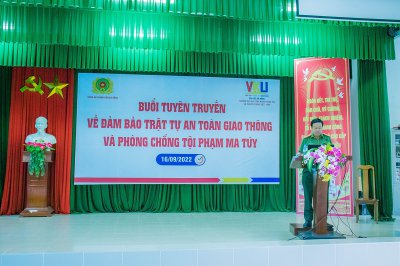 VKU: Tuyên truyền, phổ biển pháp luật về trật tự an toàn giao thông và phòng chống tội phạm ma túy trong sinh viên