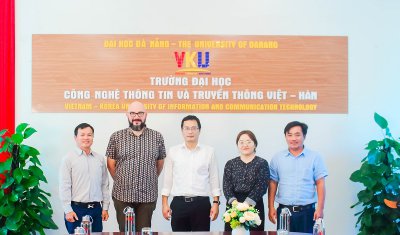 VKU tiếp và làm việc với Đại học Khoa học Ứng dụng Artevelde, Vương quốc Bỉ