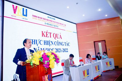 VKU tổ chức Hội nghị Đại biểu Cán bộ viên chức năm học 2022-2023