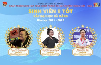 Tuyên dương sinh viên 5 Tốt các cấp năm 2021-2022