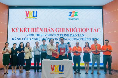 VKU: Ký kết Thỏa thuận hợp tác với FSoft miền Trung triển khai chương trình đào tạo Kỹ sư Công nghệ thông tin tăng cường tiếng Hàn