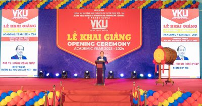 VKU: Lễ khai giảng năm học 2023-2024 - Thuộc TOP các trường đại học có điểm chuẩn cao của cả nước - Thủ khoa với điểm xét học bổng đầu vào 30.28 điểm